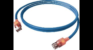 EasyLan S/FTP DualBoot® LED Kabel Cat.6A (Class EA), LSOH, blauw, 5 m