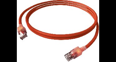EasyLan S/FTP DualBoot® LED Kabel Cat.6A (Class EA), LSOH, rood, 1 m