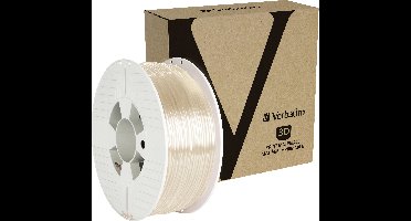 Verbatim 55059 55059 Filament PETG Slagvast, Flexibel 2.85 mm 1 kg Transparant 1 stuk(s)