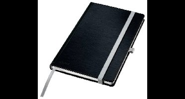 Leitz 44851094 Notitieboek Gelinieerd Satijn-zwart 80 vellen DIN A5