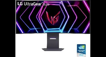 LG Electronics 39GS95QE-B Gaming monitor Energielabel F (A - G) 86.4 cm (34 inch) 21:9 0.03 ms OLED