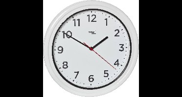 TFA Dostmann 60.3078.02 Outdoorhorloge Kwarts 33 cm x 52 mm Wit Spatwaterdicht