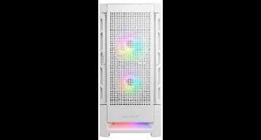 Cougar COUGAR Gehäuse Midi-Tower Airface ARGB, Midi-tower Gaming-behuizing Wit 4 voorgeïnstalleerde ventilators