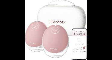 momcozy M9 Mobile Breast Pump Double Wit, Pink