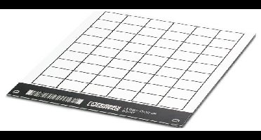 Phoenix Contact 0831691 LS-EMLP (27X18) WH Apparaatmarkering Montagemethode: Plakken Markeringsvlak: 27 x 18 mm Wit Aantal markeringen: 54 10 stuk(s)