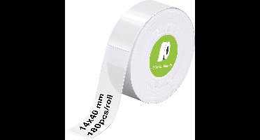 Olympia 6313 Etiketten (rol) 14 x 40 mm Transparant 1 stuk(s) Weer verwijderbaar Universele etiketten