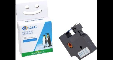 G&G 5D45014-TD Labeltape Tekstkleur: Zwart