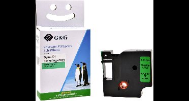 G&G Labeltape Tekstkleur: Zwart