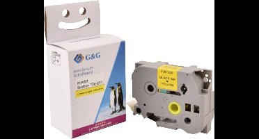 G&G Labeltape Tekstkleur: Zwart