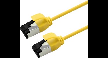 Roline 21.15.3233 RJ45 Netwerkkabel, patchkabel CAT 8.1 U/FTP 1 m Geel 1 stuk(s)