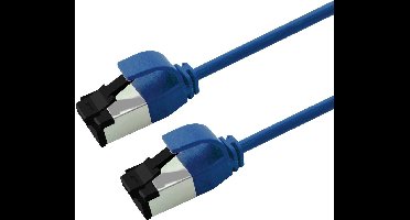 Roline 21.15.3252 RJ45 Netwerkkabel, patchkabel CAT 8.1 U/FTP 0.5 m Blauw 1 stuk(s)