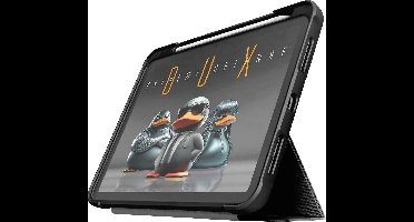STM Goods Dux Ultra Case Apple iPad 11 (202 Book case Zwart, Transparant Tabletcover