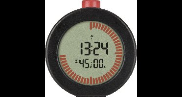 TFA Dostmann 60.2569.01 Wekker Zendergestuurd Zwart, Rood Alarmtijden 1 1 timertijd, Groot display