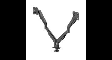 Hama Tafelbeugel voor monitor Aantal monteerbare displays: 1 Display(s) 88,9 cm (35) Zwart Roteerbaar, Zwenkbaar, Kantelbaar, In hoogte verstelbaar