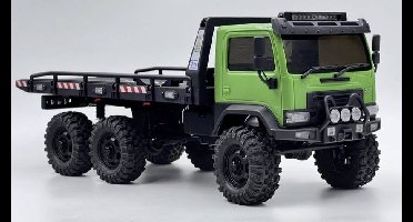 Hobby Plus 1:18 CR-18P Arktos 6x6-V1.5 Green RTR 1:18 Brushed RC auto Elektro Rock Crawler 6WD RTR 2,4 GHz Incl. accu, oplader en batterijen voor de zender