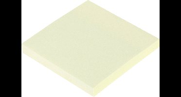 DELI Plaknotitie D335115 7.6 cm x 7.6 cm Geel 100 stuk(s)