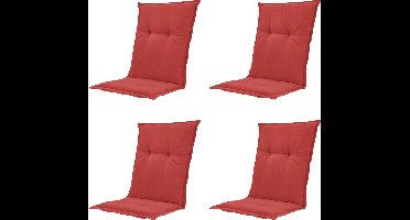 Madison Basic red Auflage niedrig MONLA048 Beschermplaat voor statafel Rood