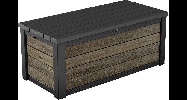 KETER Kissenbox Walnut 570l K261927 Tuinbox Walnoot