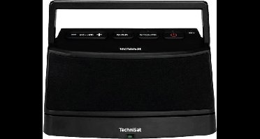 TechniSat ISIBOX 1, schwarz Docking luidspreker AUX, Draagbaar Zwart