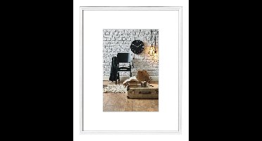 Hama 00061642 kunststof frame „Sevilla”, wit, polystyreen, 50 x 70 cm.