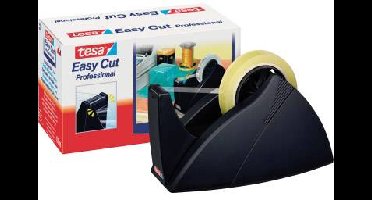 tesa Plakbanddispenser Easy Cut® Professional Zwart Rolbreedte (max.): 25 mm Rollengte (max.) 66 m