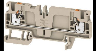Weidmüller 1989900000 Doorgangsklem 5.1 mm Spanveer Beige 100 stuk(s)