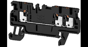 Weidmüller 2534230000 Doorgangsklem 3.50 mm Spanveer Zwart 50 stuk(s)