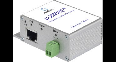 Renkforce RF-3395610 Netwerkuitbreiding 2-draads Reikwijdte (max.): 300 m 1 stuk(s) 200 MBit/s Met PoE-functie