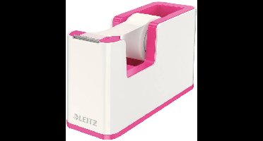 Leitz Plakbanddispenser WOW 5364 Wit, Pink Rolbreedte (max.): 19 mm Rollengte (max.) 33 m