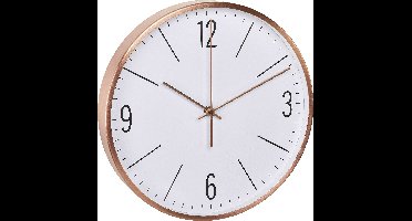 TFA Dostmann 60.3534.51 Wandklok Zendergestuurd 30 cm x 45 mm Koper Slepend uurwerk (geluidsloos)