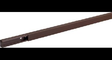 Hager LF2002008014 Kabelgoot Kabelgoot voor elektrische installaties (l x b x h) 2000 x 19 x 20 mm Bruin 1 stuk(s)