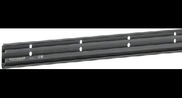 Hager Hager SL20055 - Kabeltrassenabdeckung - Schwarz Kabelgoot voor Elektroplintsysteem 2000 mm Zwart 1 stuk(s)