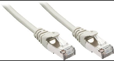 LINDY 48343 RJ45 Netwerkkabel, patchkabel CAT 5e F/UTP 2.00 m Grijs Snagless 1 stuk(s)