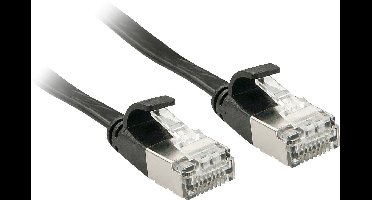 LINDY 47482 RJ45 Netwerkkabel, patchkabel CAT 6A U/FTP 2.00 m Zwart Snagless 1 stuk(s)