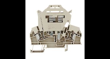 Weidmüller 1616430000 Zekering-serieklem Spanveer Donkerbeige 50 stuk(s)