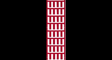 Weidmüller 1919130000 SF 5/21 NEUTRAL RT V2 Kabelmarkering Montagemethode: Vastklemmen Markeringsvlak: 7.40 x 21 mm Rood Aantal markeringen: 160 160 stuk(s)