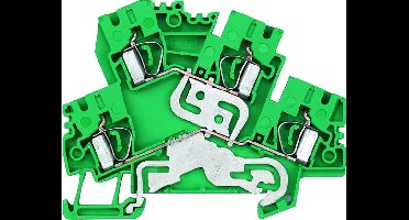 Weidmüller 8671050000 Klem 2-etages Spanveer Groen-geel 50 stuk(s)