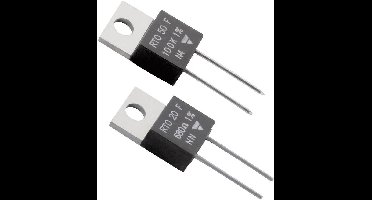 Vishay RTO 50 F-150000 Vermogensweerstand 150 kΩ Axiaal bedraad TO 220 50 W 1 % 1 stuk(s) Tube