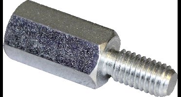 PB Fastener S48050X25 Afstandsbouten (l) 25 mm M5 x 11 M5 x 10 Staal Verzinkt 10 stuk(s)