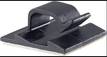 PB Fastener 5433-SW Kabelclip Zelfklevend 5433-SW Bundel-Ø (bereik) 8 mm (max) Zwart 1 stuk(s)