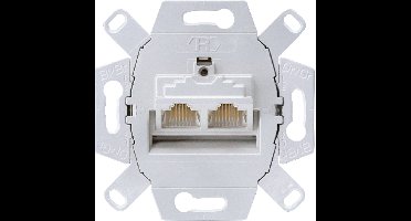 Jung UAE8-8UPOK6 UAE-, IAE-, ISDN-contactdoos Inzetstuk LS 990, AS 500, CD 500, LS design, LS plus, FD design, A 500, A plus, A creation, CD plus, SL 500