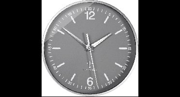 TFA Dostmann 60.3503 Zendergestuurd Wandklok 19.5 cm x 19.5 cm x 50 mm x 19.5 cm x 50 mm Aluminium