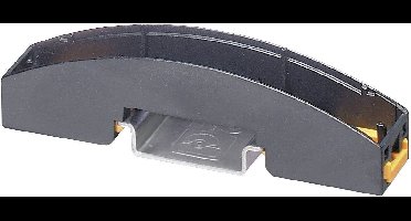 Phoenix Contact BC 17,8 UT HBUS BK DIN-rail-behuizing onderkant 89.7 x 17.8 x 62.6 Polycarbonaat Zwart 1 stuk(s)