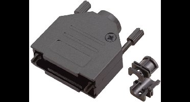 MH Connectors MHDTZK-25-RA-BK-K 6560-0115-03 D-sub behuizing Aantal polen: 25 Metaal 180 ° Zwart 1 stuk(s)
