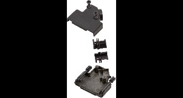 MH Connectors MHD45ZK-25-BK-K 6560-0116-13 D-sub behuizing Aantal polen: 25 Metaal 45 ° Zwart 1 stuk(s)