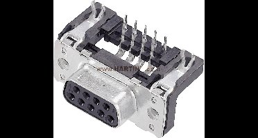 HARTING 09662527612 09662527612 D-sub female connector 90 ° Aantal polen: 15 Solderen 1 stuk(s)