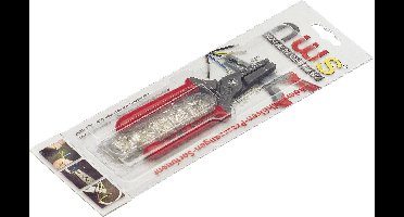 NWS 143-TS Perstangset 151-delig Adereindhulzen, Tweelings-adereindhulzen 0.5 tot 2.5 mm² Incl. assortiment adereindhulzen