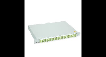 Telegärtner TELEGÄRTNER BASIS V LWL-Panel mit Kupplu Glasvezel 1 HE Grijs