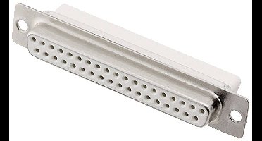 encitech DBC37-SS-W 2108-0190-14 D-sub female connector 180 ° Aantal polen: 37 Crimpen 1 stuk(s) Tray