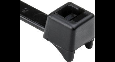 HellermannTyton 112-52112 CTT60R-PA66HS-BK Kabelbinder 205 mm 4.70 mm Zwart Hittegestabiliseerd 100 stuk(s)